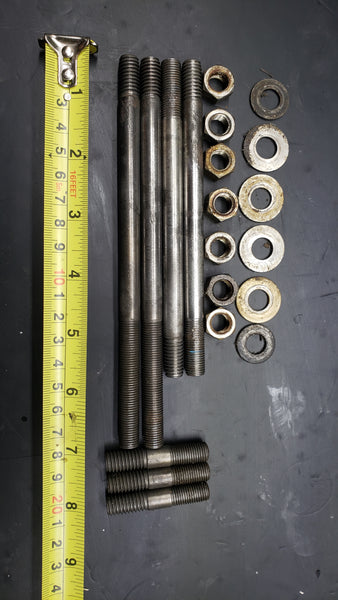 *1988-98 Mercury Mariner 76175 78438 67065 Engine Block Exhaust Studs 135-220HP Powerhead OEM Hardware