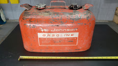 *Johnson Pressurized Vintage Fuel Gas Metal Tank 6 Gallon