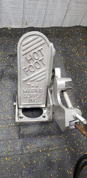 hot foot pedal for boats Aluminum Hot Foot T-H Marine Supply 15' Throttle Control Cable Pedal – Speed Pro Marine