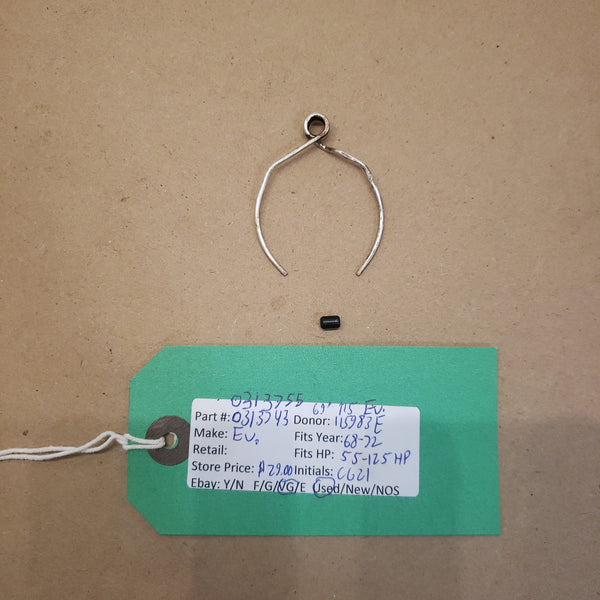 *1968-1972 Spring Reverse Cutoff Pin Key Rotor to Crankshaft 0313743 0313755 55-125 Hp Hardware*