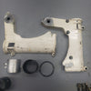 *1950's 1960's Johnson Evinrude 203154 203155 Swivel Steering Bracket Midsection Covers 3 Hp Vintage*