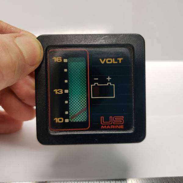 *Genuine US Marine Boat Volts Gauge Gage 21/16" OEM Speed Pro Marine