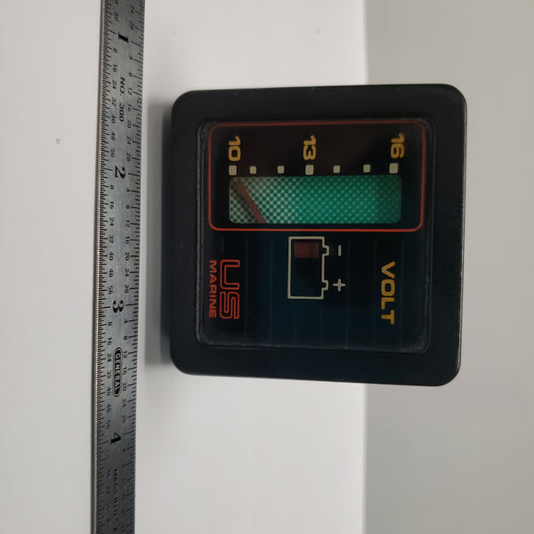 *Genuine US Marine Boat Volts Gauge Gage 21/16" OEM Speed Pro Marine