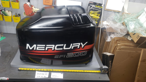 *1996 Mercury Mariner EFI 827328A7 828342 Top Cowling Cowl Hood Cover ...