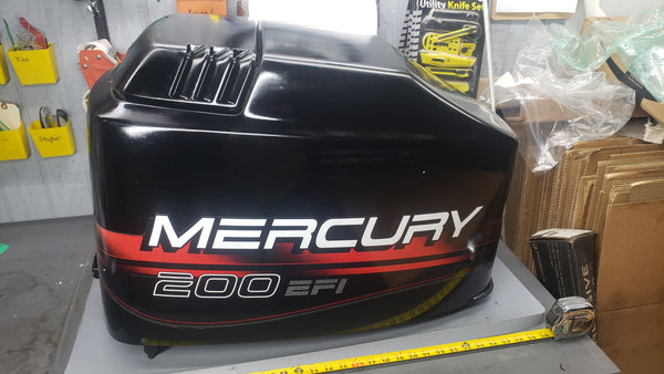 *1996 Mercury Mariner EFI 827328A7 828342 Top Cowling Cowl Hood Cover ...