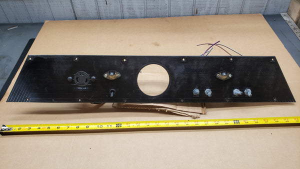 *201 Stratos Pro Boat Factory Front Bezel Panel W/ Switches Lights Tilt Trim Aerator Anchor Trolling Motor Plug OEM