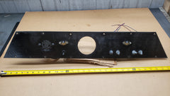 *201 Stratos Pro Boat Factory Front Bezel Panel W/ Switches Lights Tilt Trim Aerator Anchor Trolling Motor Plug OEM