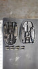 *2004-2012 Johnson Evinrude 0341910 341910 Lower Mount Covers 75-175Hp OEM Exhaust Housing