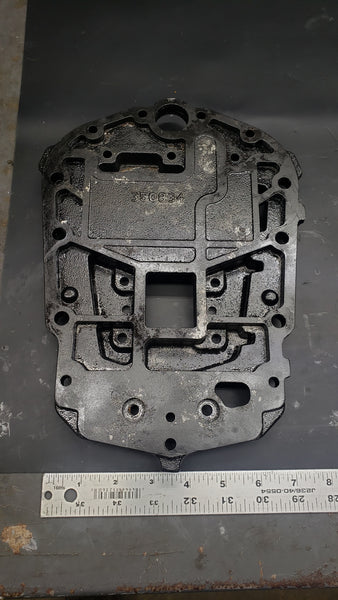 *2004-2012 Johnson Evinrude 0350834 350834 Adapter Plate Exhaust Housing 65-90Hp OEM Driveshaft Midsection Middle Unit
