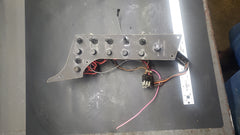 *1989 Bullet Boat Factory Console Dash Switch Panel W/Switches Bilge Aerator Anchor Navigation Timer Control Accessory Wiring Harness OEM