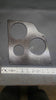 *1989 Bullet Boat Marine Factory OEM Starboard Console Dash Switch Gauge Panel Bezel Gauges