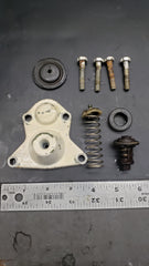 *1976-92 Evinrude Johnson 0321013 0317245 0378065 Thermostat W/ Cover Plate Seal 150-235HP Spring 321013 OEM