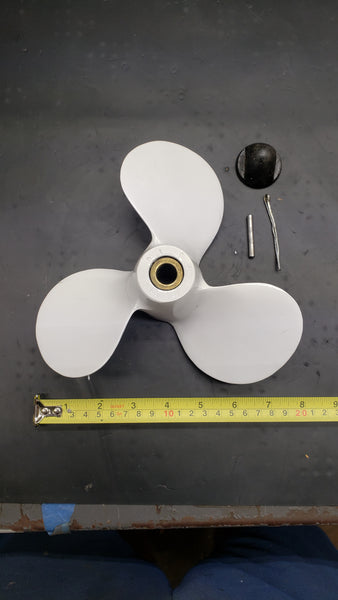 *65-73 Evinrude Johnson 0377635 377635 8-1/4×8-1/2 Michigan PJ10 Propeller Prop Wheel 9.5-18 HP 3 Blade 0763588 763588 PJ-10 Vintage OEM