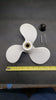 *65-73 Evinrude Johnson 0377635 377635 8-1/4×8-1/2 Michigan PJ10 Propeller Prop Wheel 9.5-18 HP 3 Blade 0763588 763588 PJ-10 Vintage OEM