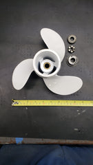 74-89 Evinrude Johnson 0386118 386118 Propeller Prop Wheel 9-1/2×10 Michigan PJ25 9.9-15HP PJ-25 Vintage