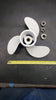 74-89 Evinrude Johnson 0386118 386118 Propeller Prop Wheel 9-1/2×10 Michigan PJ25 9.9-15HP PJ-25 Vintage