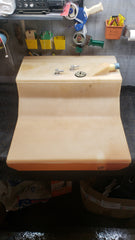 *2001 Stratos Pro XL Boat Plastic Fuel Gas Tank Reservoir 26 Gallon 31"×28"×12.5" Marine OEM L Shape Under Seat Crosslink Polyethylene