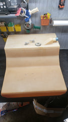 *2001 Stratos Pro XL Boat Plastic Fuel Gas Tank Reservoir 26 Gallon 31"×28"×12.5" Marine OEM L Shape Under Seat Crosslink Polyethylene