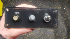 *1991-96 201 Stratos XL Pro Boat Switch Console Control Electrical Panel OEM Horn Accessories Bezel