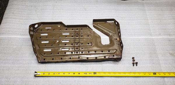 *2002-03 ATV Kawasaki Prairie 650 K-EBC 34028-1513-UF Right Foot Step Plate Footwell 4X4 Four-Wheeler 4 Wheeler OEM RH Rest S Gold