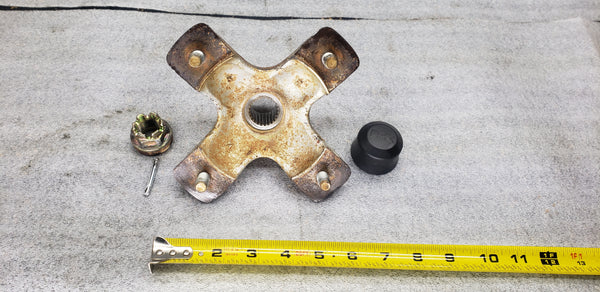 *2002-03 ATV Kawasaki Prairie 650 K-EBC 49030-1140 49030-1137 Rear Wheel Hub 4X4 Four-Wheeler 4 Wheeler Left Right Back OEM