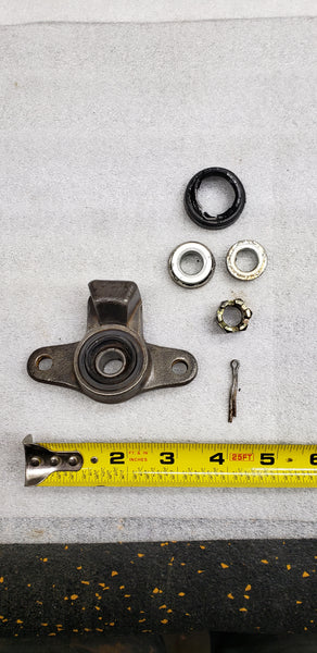 *2002-03 ATV Kawasaki Prairie 650 K-EBC 59266-1125 Lower Steering Shaft Ball Joint Yoke 4X4 Four-Wheeler 4 Wheeler Stem Post Flag Bracket OEM
