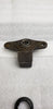 *2002-03 ATV Kawasaki Prairie 650 K-EBC 59266-1125 Lower Steering Shaft Ball Joint Yoke 4X4 Four-Wheeler 4 Wheeler Stem Post Flag Bracket OEM