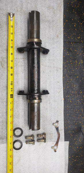 *1984 ATV Honda 200 TRX 51330-VM5-000 Front Hinge Bar Steering Arm 4 Four-Wheeler OEM Pivot Bracket Shaft Mount