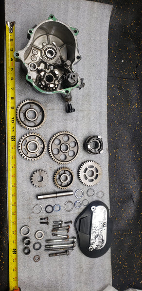 *1984 ATV Honda 200 TRX 11375-969-000 Sub Transmission Gears Housing Cover Shift Shaft 4 Four-Wheeler OEM 23941-969-000 23970-969-000