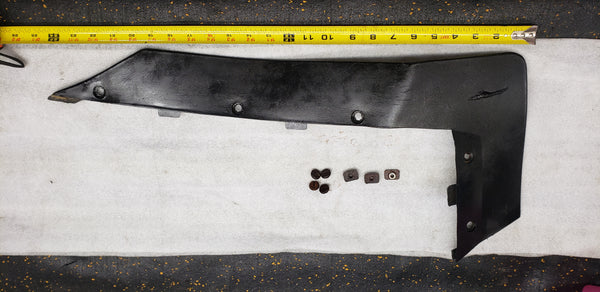 *1984 ATV Honda 200 TRX 80111-VM5-000ZA Right Rear Mud Flap Splash Guard Shield 4 Four-Wheeler Fender Flare OEM Plastic