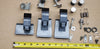 *1996-08 Yamaha 64D-42816-00-4D 64D-42815-00-4D Lower Cowling Latch Handles Clamp 150-225Hp Lock Lever Front Back OEM Outboard