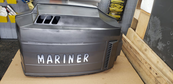 *1989-1995 Mercury Mariner 9743A 9742A Top Upper Cowling Cowl 105-200HP Hood OEM