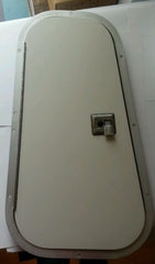 1995 Chaparral 2130 SS Boat BOW STARBOARD SIDE Lid Door w/latch frame rubber seals
