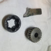 1964-1973 Evinrude Johnson 0380133 Tilt Cone & Ratchet Wheel w/Swivel Bracket Stop 9-9.5 HP Vintage*