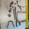 1964-1973 Evinrude Johnson Transom Tilt Swivel Brackets Stops Bolts Springs & Pin lot 9-9.5 HP Vintage Hardware*