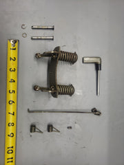 *1971-1972 Evinrude Johnson Reverse Lock Rod Shaft Lever Spring Link Plate Lot 50 HP Vintage