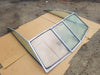 *Sea Ray Ski Boat Runabout Port Side Section Windshield Glass Window*