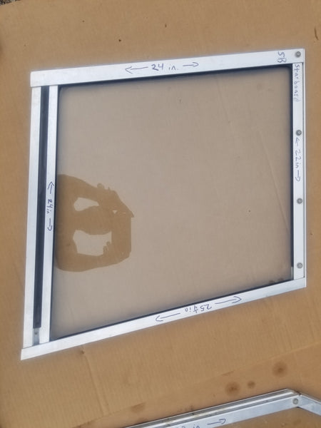 *Bayliner Capri Ski Boat Runabout Starboard Side Windshield Glass Window*