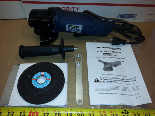 ~New 4-1/2" Angle Grinder With Paddle Switch Handle can be used left,Right,Top