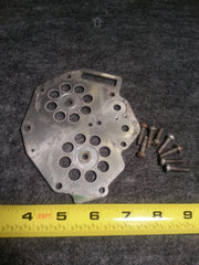 ~1955 Johnson Seahorse QD-16 10 Hp Reed/Leaf Plate, Screws 0303483 303483 Vintage