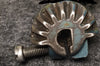 ~1956 Evinrude Fleetwin 5.5 Tiller Handle Throttle Rod Shaft Pinion Gear 0303142*