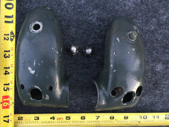 ~1969-1970 Evinrude Johnson 20 25 Hp Mount Cover Housing Bracket Set Port Starboard 0315407 Vintage